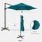 Best Choice Products 10ft 360° Rotating Cantilever Offset Hanging Patio Umbrella